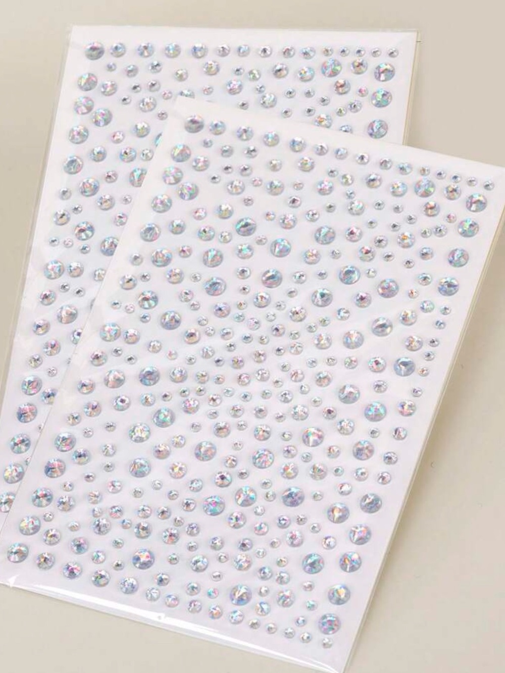 STARTTOOS 2pcs 3d Simulation Multicolor Rhinestone Sticker For Diy Music - Picture 2 of 3
